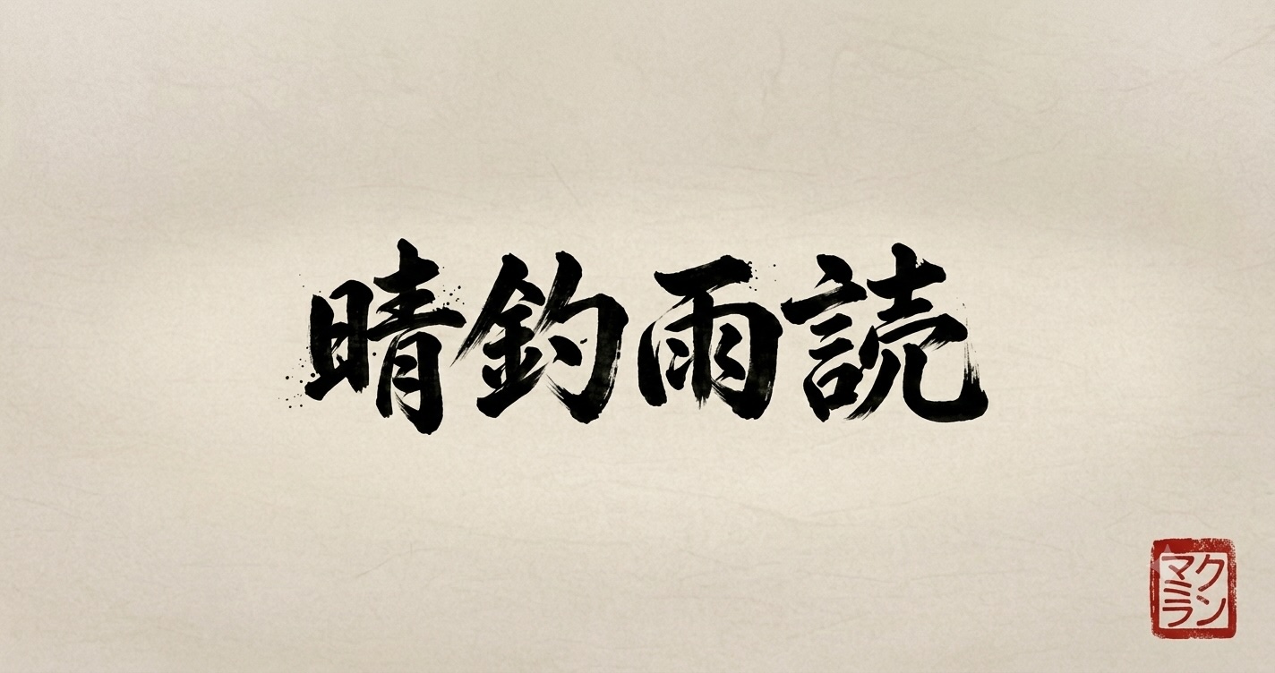 晴釣雨読