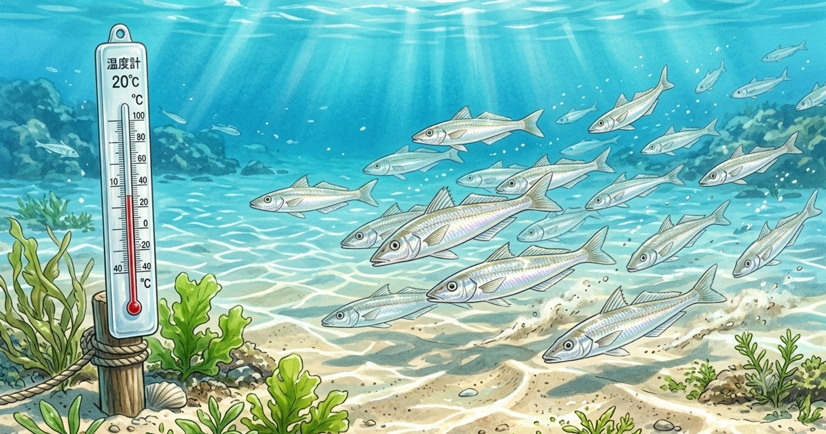 シロギスが釣れる季節と時期の選び方｜水温・産卵・群れの動きで読む